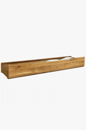 Stauraum Schublade unter Bett Eiche massiv FSC Holz